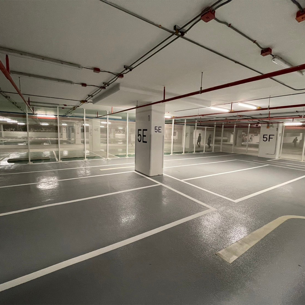 ผลงาน Epoxy Non-Slip Thk. 2 mm